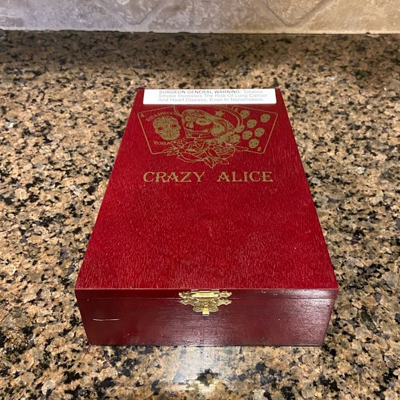 Cigar Box (empty) Drew Estate Crazy Alice - Picture 6 of 6